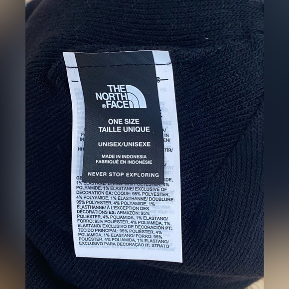 THE NORTH FACE Reversible Highline Beanie Hat Cap OS Light Grey NWT perfect - Picture 7 of 8